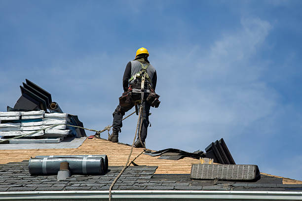 Professional Metal Roofing technician working in Roseville, OH